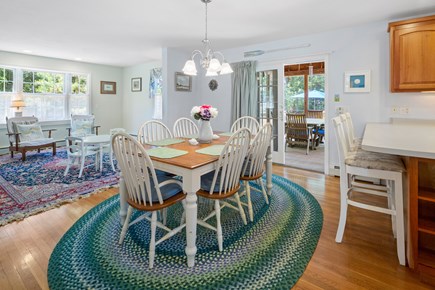 Eastham Cape Cod vacation rental - The dining area flows out to the porch