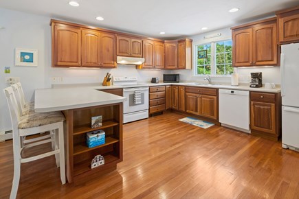 Eastham Cape Cod vacation rental - Spacious eat in kitchen with brand new dishwasher