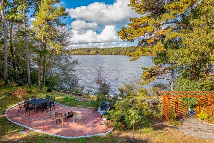 Brewster Cape Cod vacation rental - Relax on the patio overlooking the pond