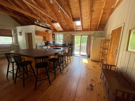 Brewster Cape Cod vacation rental - Spacious eat in kitchen with lots of seating at the bar