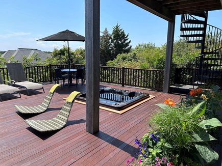 Provincetown, Bayberry Beach House Cape Cod vacation rental - Patio with New Spa Tub