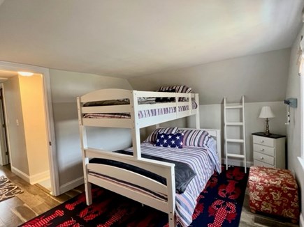 Dennisport Cape Cod vacation rental - Bunkbed room with twin on top and full size on the bottom