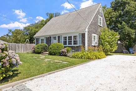 Dennisport Cape Cod vacation rental - Parking for two cars in the driveway