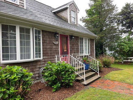 East Falmouth Cape Cod vacation rental - Front stairs entrance to home