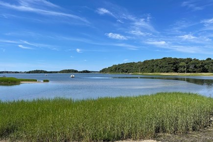 Monument Beach - Bourne  Cape Cod vacation rental - Eel Pond just steps from the house