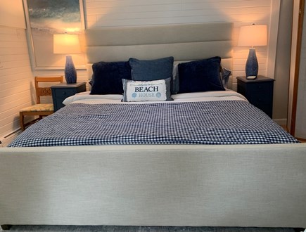Monument Beach - Bourne  Cape Cod vacation rental - Master Bedroom with new King Bed (October 2023)