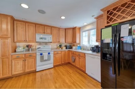 Yarmouthport Cape Cod vacation rental - Fully equipped kitchen, Keurig, 12 cup coffeemaker, H2O kettle