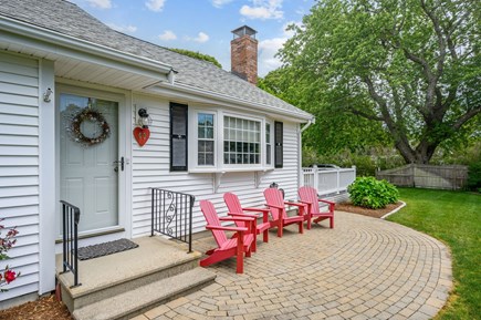 West Harwich Cape Cod vacation rental - Front yard sitting area