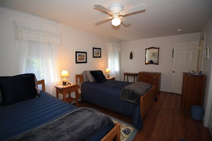 South Dennis Cape Cod vacation rental - Third bedroom with window A/C and two twins