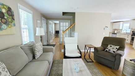 Wellfleet Cape Cod vacation rental - Cozy living room with comfortable seating and flat screen TV