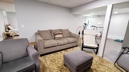 Wellfleet Cape Cod vacation rental - Lower level family room with comfortable seating