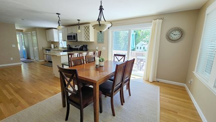 Wellfleet Cape Cod vacation rental - Dining area with slider to deck