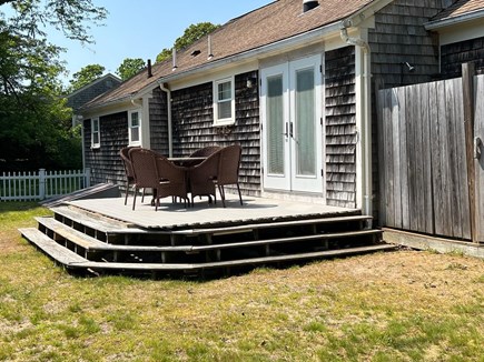Harwich Cape Cod vacation rental - Deck with outdoor dining table