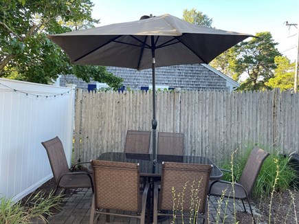 West Harwich  Cape Cod vacation rental - Dining Table for 6 to enjoy summer cookouts!