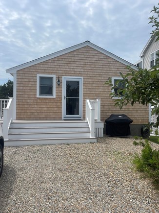 Sandwich, Sagamore Beach Cape Cod vacation rental - Lovely front view of the newly renovated cottage Tucked back road