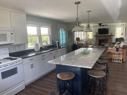 Sandwich, Sagamore Beach Cape Cod vacation rental - Lovely large island with seating for 6.