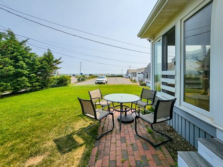Dennis Cape Cod vacation rental - Outdoor seating area with views of Glendon Beach and parking