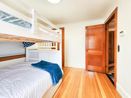 Dennis Cape Cod vacation rental - Main floor bedroom #1 with two full-size beds, sleeping up to 4