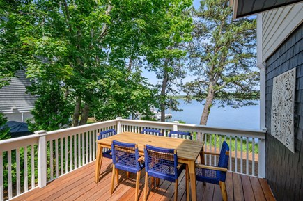 Mashpee Cape Cod vacation rental - Side deck