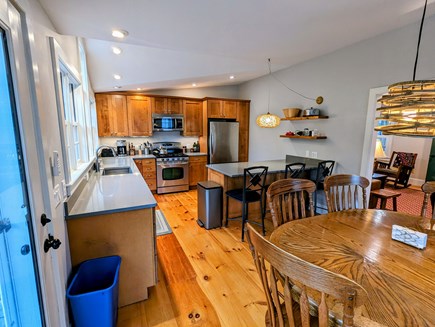 Wellfleet Center Cape Cod vacation rental - Kitchen includes dishwasher, refrigerator, stove, microwave etc..