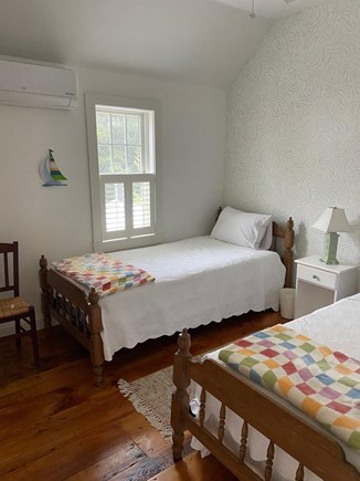 Wellfleet Center Cape Cod vacation rental - 2'd floor bedroom features 2 twin beds and a large closet