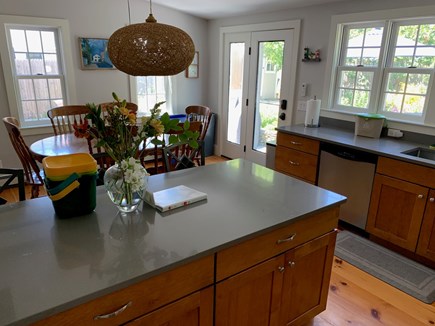 Wellfleet Center Cape Cod vacation rental - Kitchen includes dishwasher, refrigerator, stove, microwave etc..