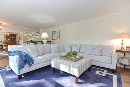 Falmouth Cape Cod vacation rental - Living room - new boston interiors couch seats 8