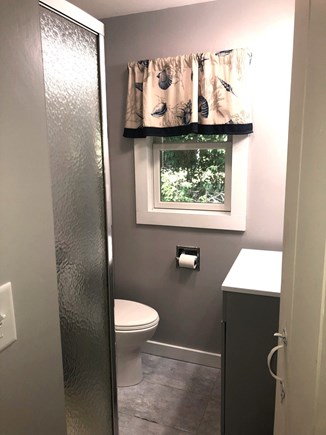 West Yarmouth Cape Cod vacation rental - Brand new, well lit bathroom.