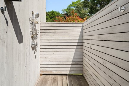 Truro Cape Cod vacation rental - Oversized enclosed outdoor shower