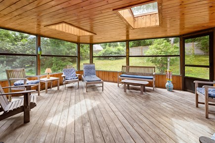 Chatham Cape Cod vacation rental - Screened porch with plenty of seating