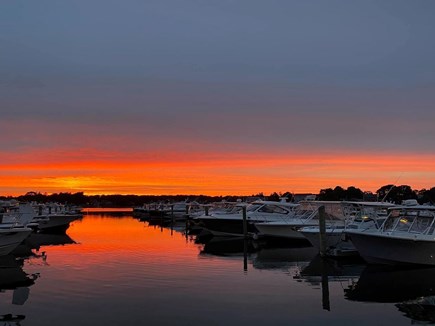 West Dennis Cape Cod vacation rental - Gorgeous sunsets at Bass River Marina Suites