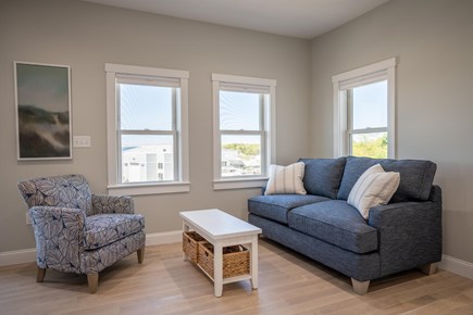 West Dennis Cape Cod vacation rental - Quiet sitting area with sleep sofa and views