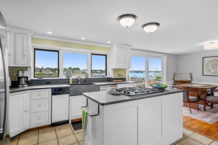 Bourne, Buzzards Bay Cape Cod vacation rental - Enjoy the views while working in the well appointed kitchen