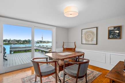 Bourne, Buzzards Bay Cape Cod vacation rental - Breakfast nook. Great for gaming and enjoying the view