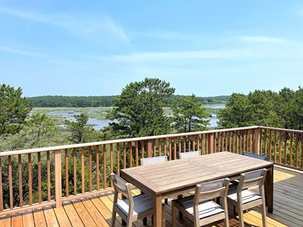 Wellfleet Cape Cod vacation rental - Deck off of indoor dining space with grill