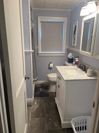 Falmouth Cape Cod vacation rental - 1st floor bathroom: stall shower, towels, hamper, soap included.