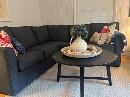 Falmouth Cape Cod vacation rental - Living room pull out couch