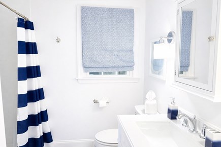 Falmouth Cape Cod vacation rental - 2nd floor bathroom with shower stall