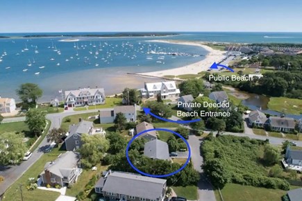 Hyannis Cape Cod vacation rental - Close to private deeded beach (37 steps!) and a public beach too