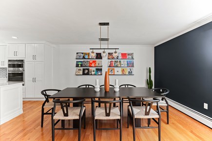 West Yarmouth Cape Cod vacation rental - Seating for 8 at dining table. Enjoy our record player & vinyls!
