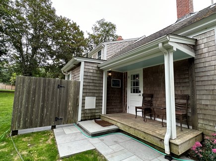 Orleans Cape Cod vacation rental - Back porch and shower