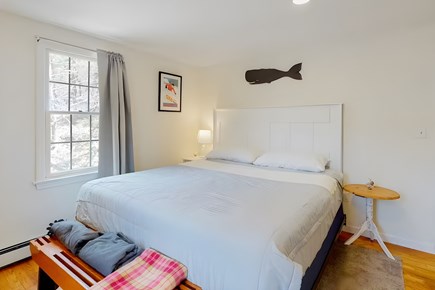 Truro Cape Cod vacation rental - Primary upstairs bedroom with a big, comfy king bed!