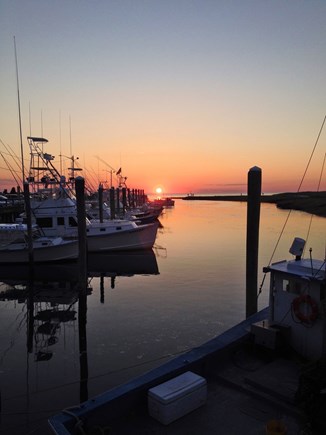 Orleans Cape Cod vacation rental - Rock Harbor fleet at sunset