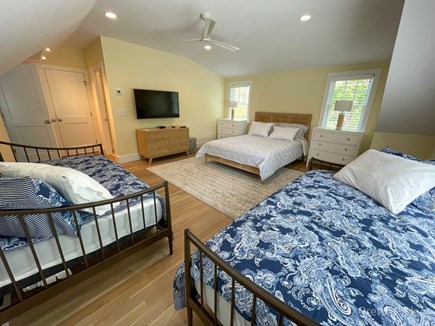 Orleans Cape Cod vacation rental - Upper level bedroom with a queen and two twins
