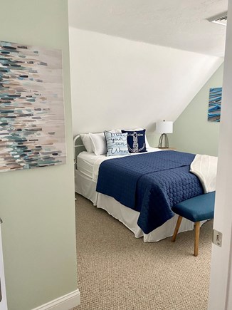 South Chatham Cape Cod vacation rental - Queen Bedroom on second floor. The room has a smart TV.