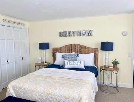 South Chatham Cape Cod vacation rental - Primary Queen Bedroom on the first floor.