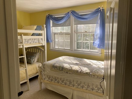 New Seabury Cape Cod vacation rental - Second-floor kid's room with bunk bed and single bed.