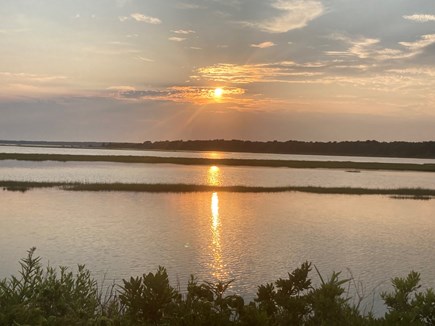 New Seabury Cape Cod vacation rental - Sunset at South Cape Beach.