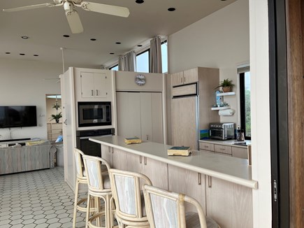 South Wellfleet on the Ocean Cape Cod vacation rental - Kitchen: Oven, Microwave, 6 Burner Electric CookTop, D.Washer