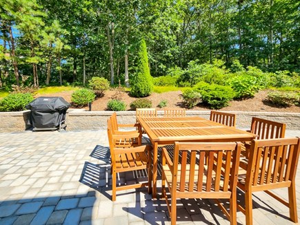 Falmouth Cape Cod vacation rental - Beautiful, private backyard area with gas grill, dining area